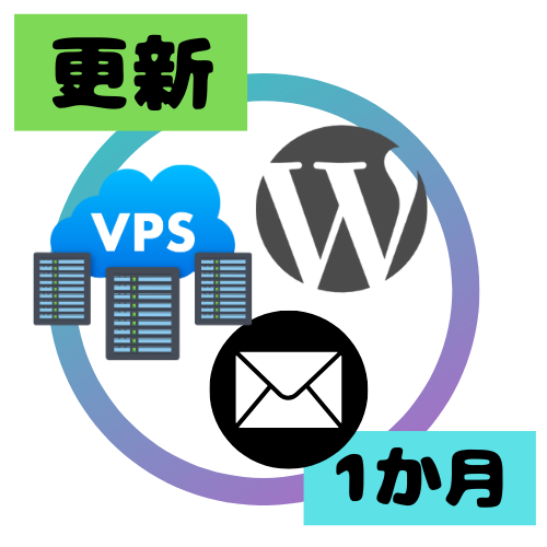 【更新】海外高性能サーバーWordPress更新（1ヶ月分）